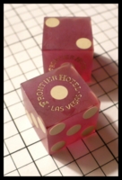 Dice : Dice - Casino Dice - Frontier Hotel Frosted - Gamblers Supply Store Apr 2011